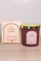 Vela The Love Letter – Rosa y Almizcle de Vainilla